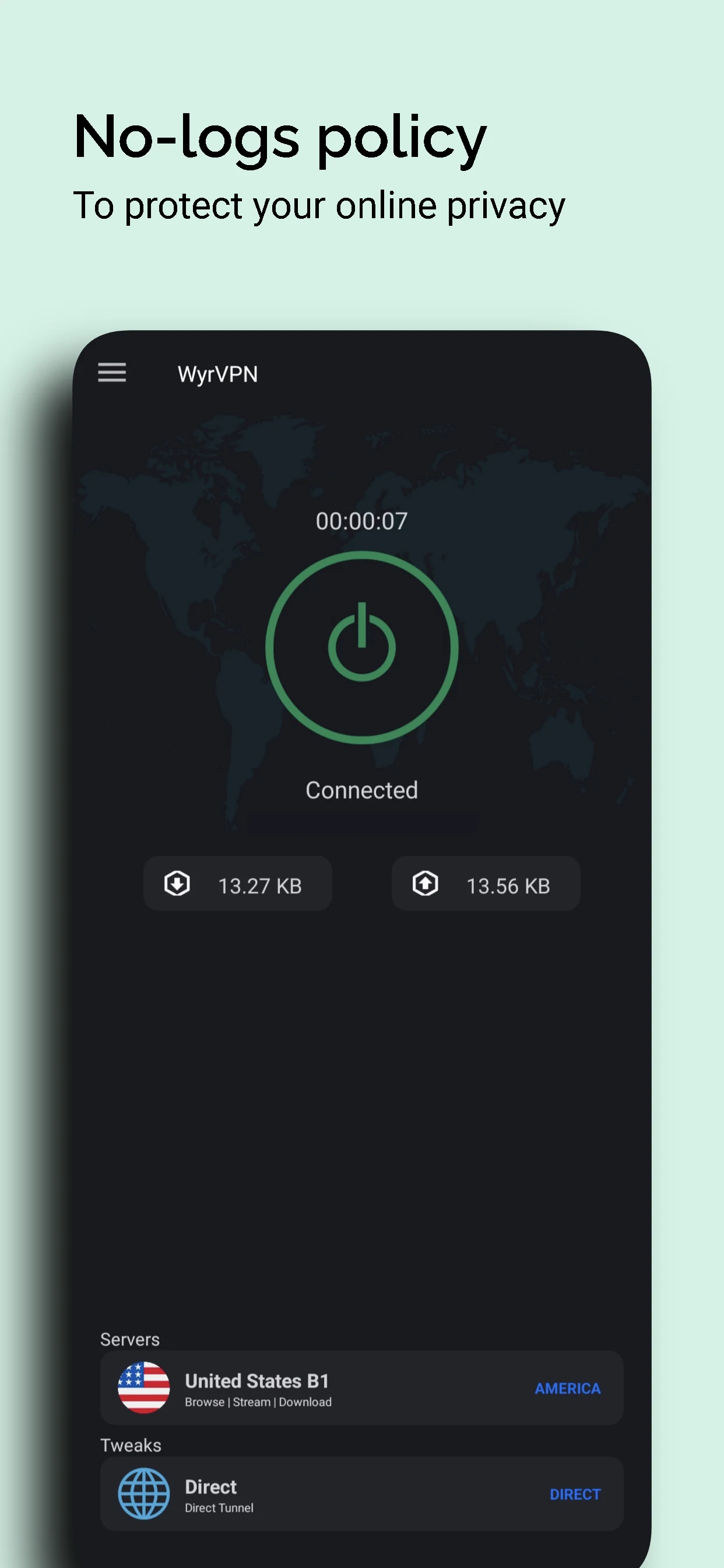 WyrVPN - Free VPN Proxy screenshot