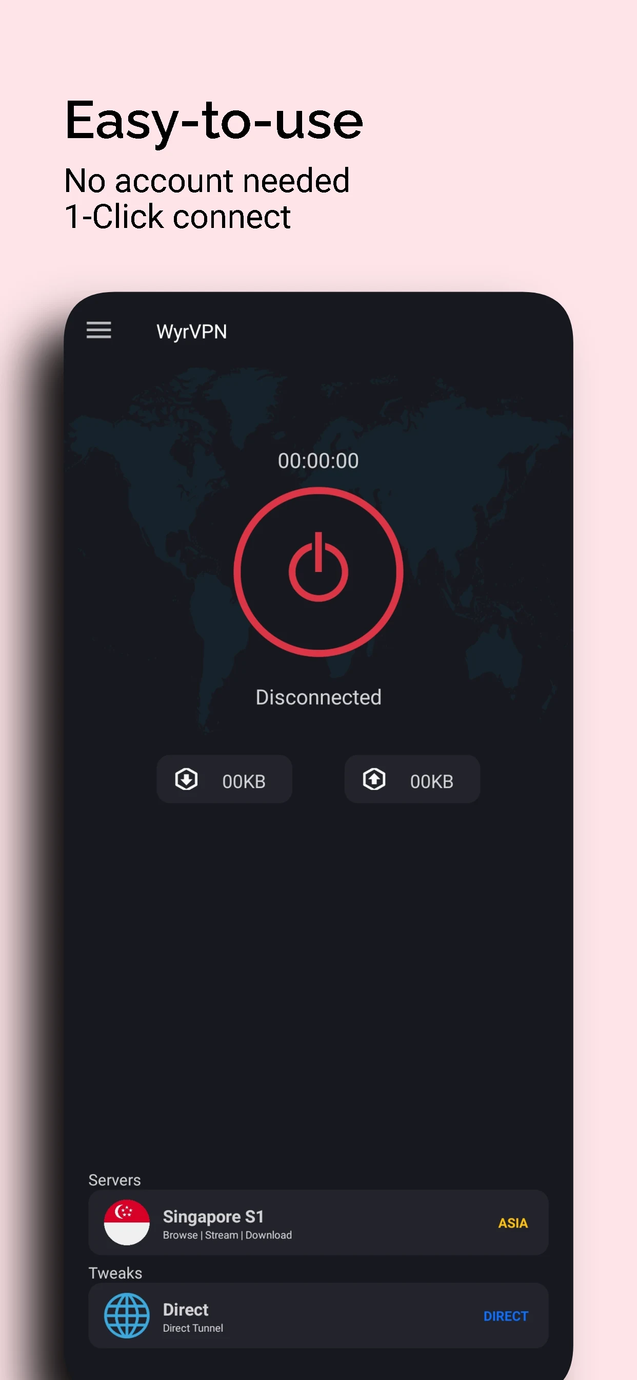 WyrVPN - Free VPN Proxy screenshot
